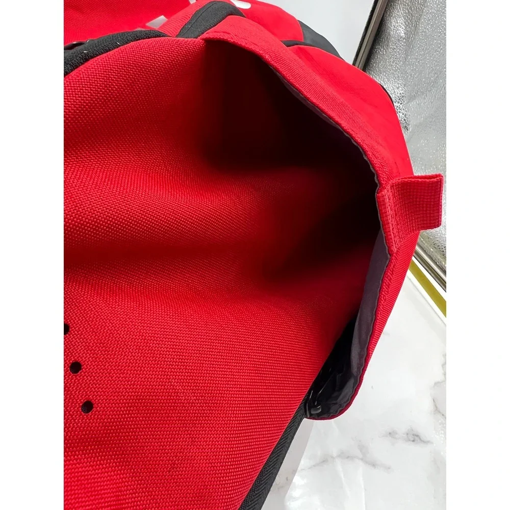 Nike Hoops Elite Pro Basketball Backpack Red Black Silver School